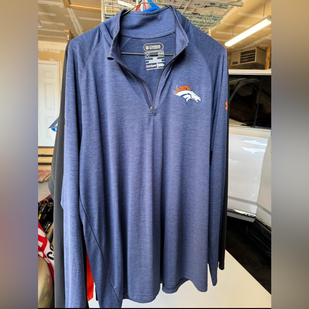 Nike Denver Broncos Quarter-Zip Pullover